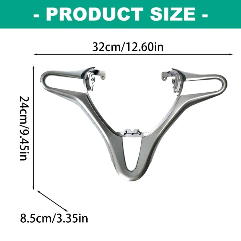 Easy Installation Steering Wheel Cover for Fit 2008-2014 Steering Wheel Cruise Button Cover Panel Trim Frame Replacement