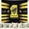 1ttihad Club Wall Tapestry Aesthetic Wall Hanging Printed Fabric Blanket Decorative Tapestries for Bedroom Living Room Home Decor