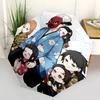 1pc Japanese Mask Family Design Outdoor Umbrella - Automatic Opening/Closing, Portable 3-Fold Design, 8-Bone Iron Frame, Perfect Gift for Fans, T