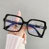 Fashion Oversized Square Glasses Men Women Anti Blue Light Glasses Large Frame Myopia Glasses Computer Glasses Optical Spectacle