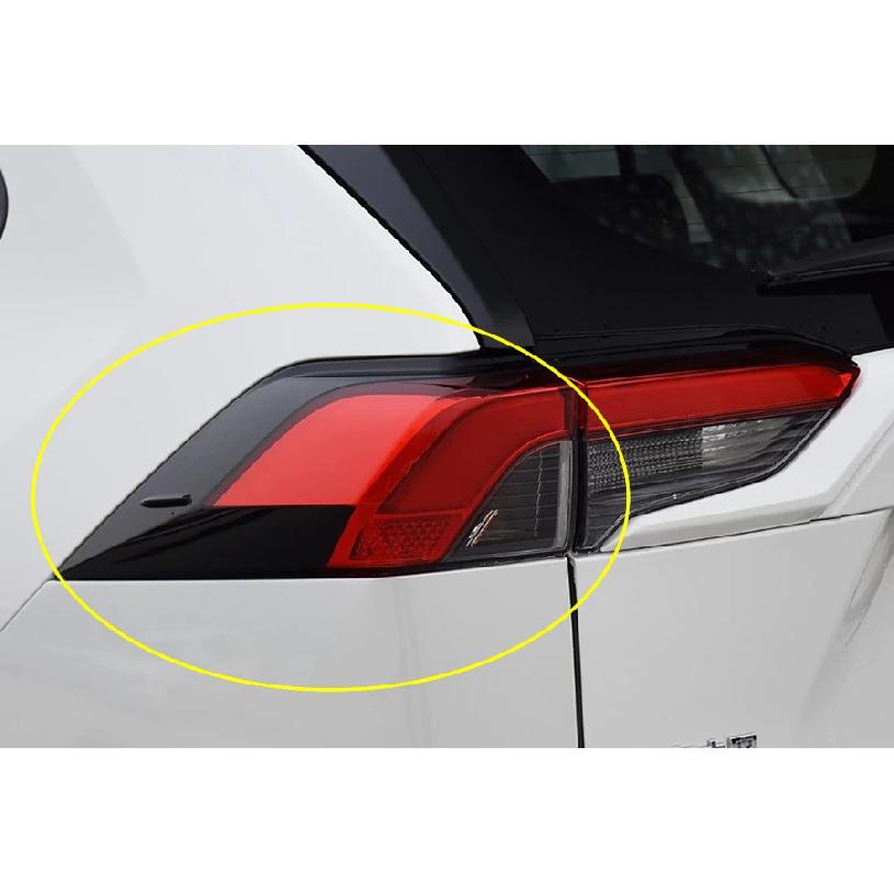 For 2020 2021 2022 2023 Toyota RAV4 RAV 4 Car Accessories Outside Taillight Shell Tail Lamp Cover Brake Lights Mask Plexiglass