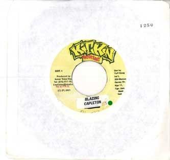 

7inch Record CAPLETON - Blazing NONE KICKIN Jamaica Reggae, Ska & Dub Used