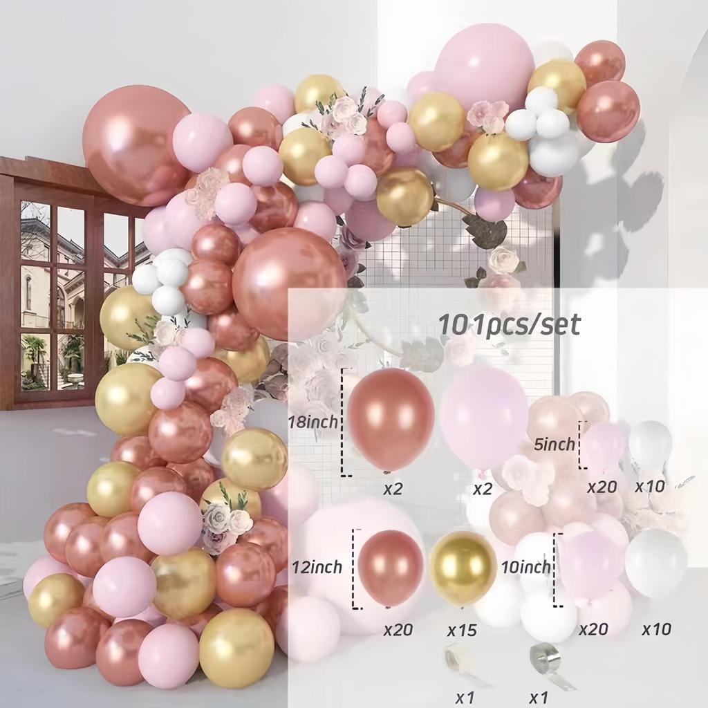 Ballonkettenset für Geburtstags-, Hochzeits- und Veranstaltungsdekorationen