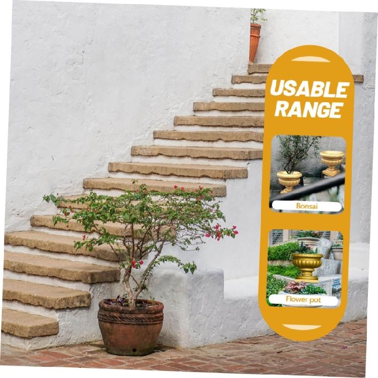 Plastic Planter Molds Decorations for Garden Concrete Flower Pots Molds Outdoor