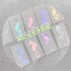 Aurora Nail Art Ice Skin Powder Highlighter Set – 9 Translucent Glitter Colors