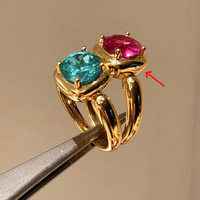 Fashion Sugar Cube Open Ring For Women Girls Trendy Party Jewelry Gift A2