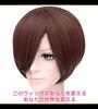 CaseEden Cosplay Wig, Premium, Smooth Short Bob, Dark Brown, WIG6119