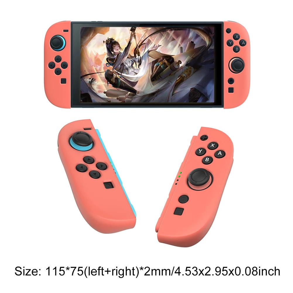 For NS 2 for Switch 2 Joy-Con Controllers Silicone Grips Covers Protective Case for Switch 2 L&R Controllers Decorative Strips