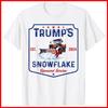 Trump's Snowflake Removal Service Funny Trump 2024 White Cotton T-Shirt Unisex T-Shirt