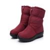 Gemütliche Neue Mode Damen Warme Schneeschuhe Mit Weicher Sohle Und Baumwollfutter Für Den Winter