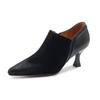 Sheep Skin Autumn Winter Shoes Stiletto Thin High Heels Size 41 Pointed Toe Pumps