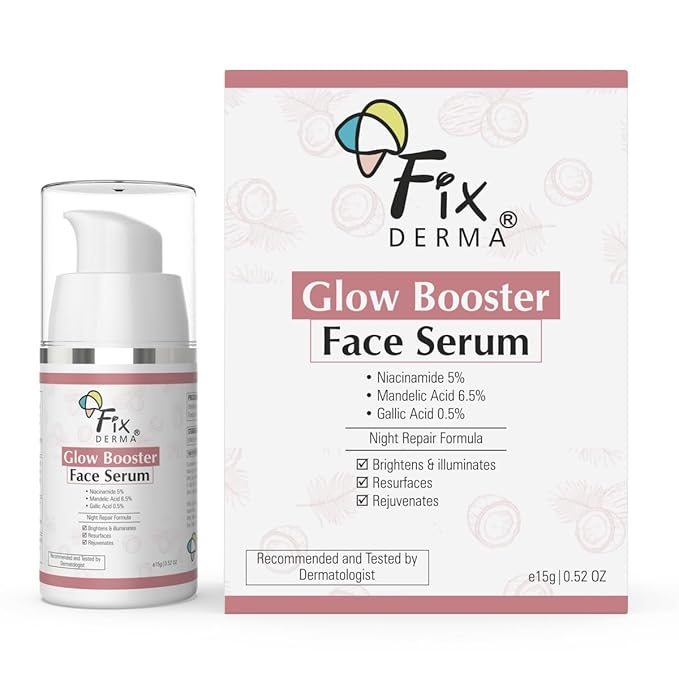 

Fixderma 17% Vitamin C Face Serum for Glowing Skin (17% Vitamin C Serum, 15 g (Pack of 1)) (Glow Booster Serum, 15 GM) (15 GM) 15 GM