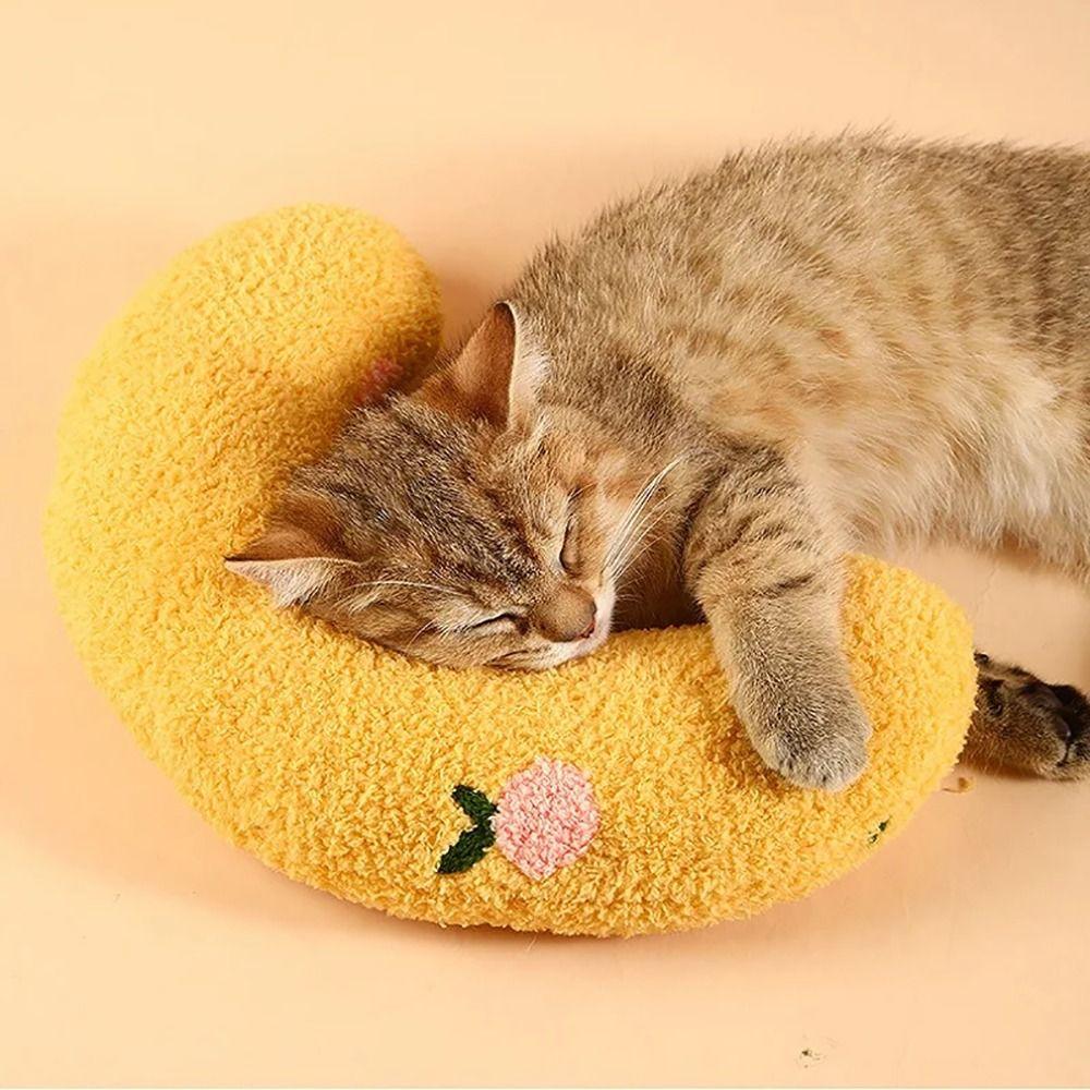 1Pcs Deep Sleep Cats Little Pillow Dog Sleeping Kitten Headrest Neck Protector for Cats Puppy