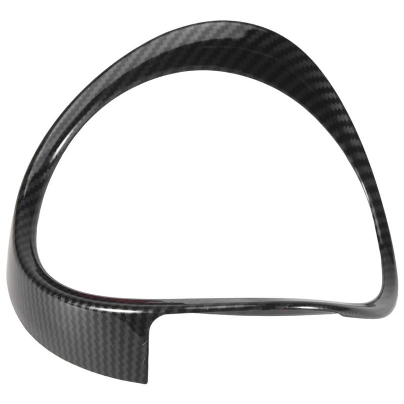 Powerful 2Pcs For Honda Vezel HR-V HRV   Interior Car Steering Wheel Panel Cover Trim Decoration Frame Carbon Fiber Pattern