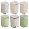 HandsFree Pedal Trash Can for Kitchen Office Use, Step Pedal Kitchen Trash Can with Lid Pedal Garbage Can Waste Basket