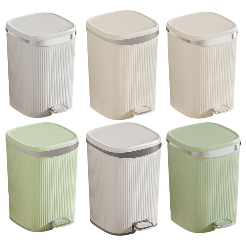Pedal Waste Can for Effortlessly Refuse Handling, Step Trash Can for Busy Homemakers and Professional Garbage Bin