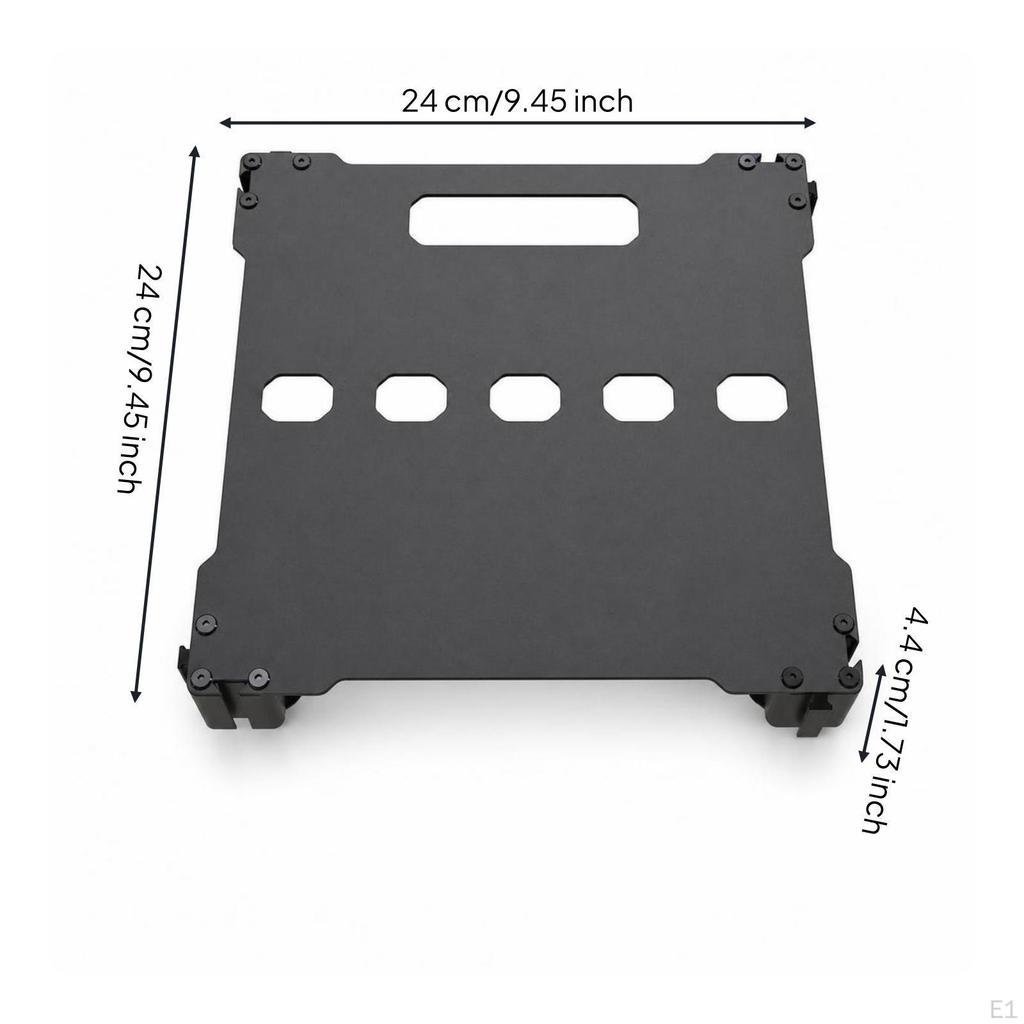Modular Pedalboard with Adjustable Feet Customizable Guitar Pedal Board HookandLoop Tape