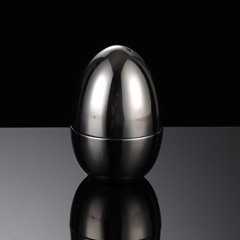 Creative Eggs Shaped Toothpick Case 304 Stainless Steel Toothpick Dispenser For Office Desk And Dining Table Kitchen Accessories серебряный
