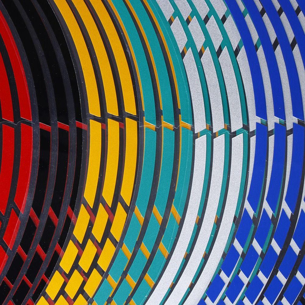 Reflective 18"Motorcycle Wheel Stickers Motorcycle Reflective Rim Tape  Motorcycle Accessories