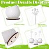 24 Pcs Golf Ball Base Memo Clip Holder Metal Wire Table Number Card Place Holders Stand Note Paper Clip Name Place Card Golf Cen