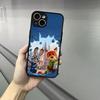 Z-ZootopiaS Nick Judy Phone Case For Iphone 17 16 15 14 13 12 Pro Max Xr Air Plus Skin Feel Black Hard Shell Cover
