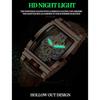 BINBOND Luxury Quartz Wristwatches For Men Luminous Waterproof Hollow-Out Men's Watch Business Sport Fashion Casual Reloj