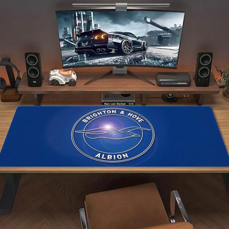 Brighton & Hove Albion Large Size Mouse Pad Large Gaming Table Cushion Non-slip Laptop Tablet Big Mousepad XXL Mat Mini PC Playmat With Lock Edge