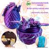 3D Printed Expandable Winged Crystal Dragon Ornament - Gemstone Dragon Children's Toy