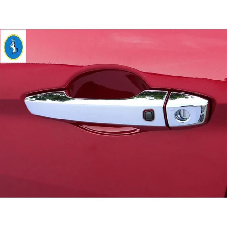 Car Door Pull Doorknob Handle Decor Protect Cap Cover Trim For Mitsubishi Eclipse Cross 2018 -  Chrome Exterior Accessories
