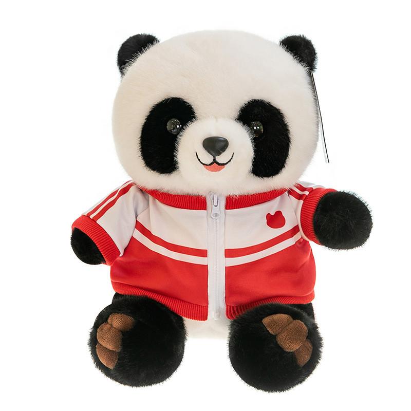 Uniform Wear School Panda Plush Toy Stuffed Animal Doll Kids Gifts Birthday