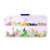 50Pcs Winter Ice Fishing Hooks Glow Ice Jig Bait 1.2-2.6g Jigging Fishing Lure Ice Jigs for Crappie Panfish Fishing Gear