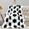 Flannel Blankets Soccer Throw Blanket Balls Football Design Blanket Warm Throws Sofa Bed Home Bedspread Travel Fleece Blanket