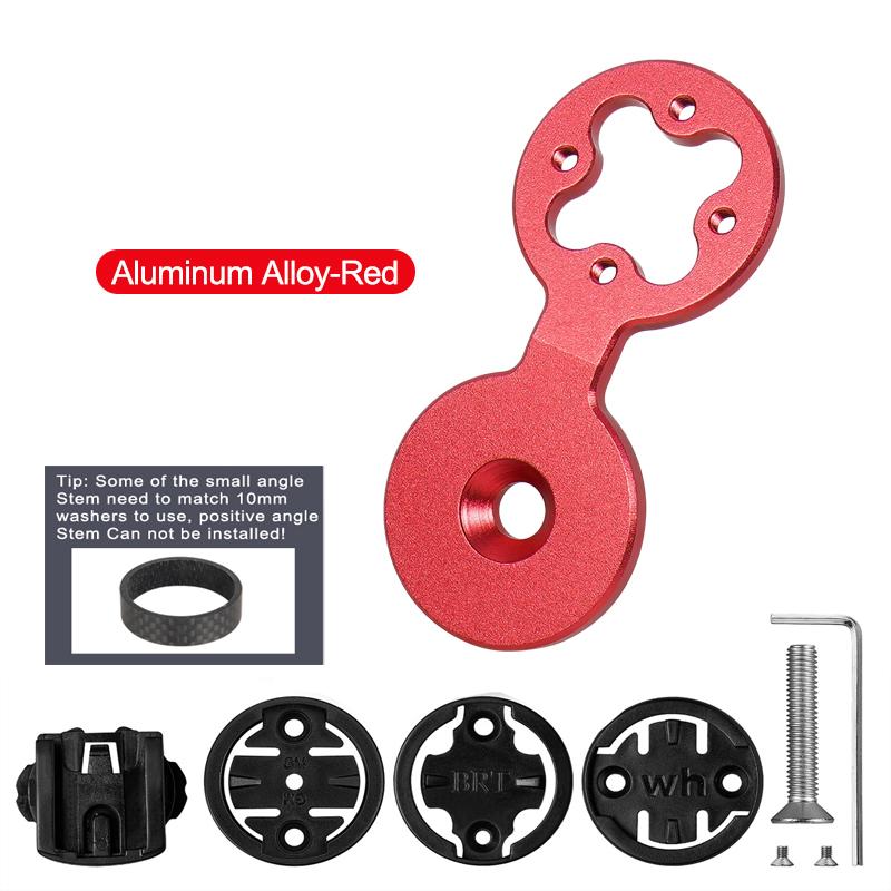 Bicycle Computer Holder Bike Stopwatch GPS Mount Stem Top Cap Computer Holder Phone Holder For Garmin Bryton Cateye Wahoo2