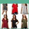 Chic Polyester Blend Round Neck Off-shoulder Batwing Sleeve T-shirt For Nightclub