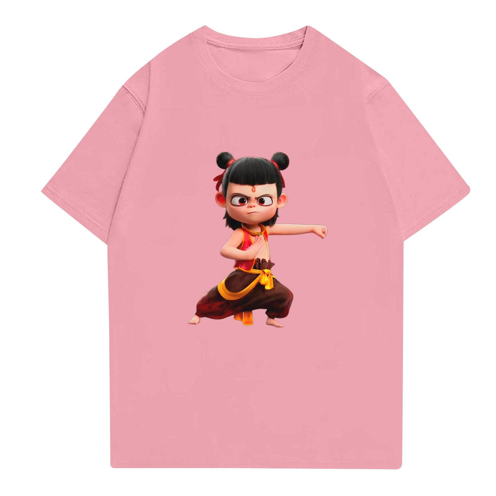 

Женская повседневная футболка с круглым вырезом и короткими рукавами с принтом