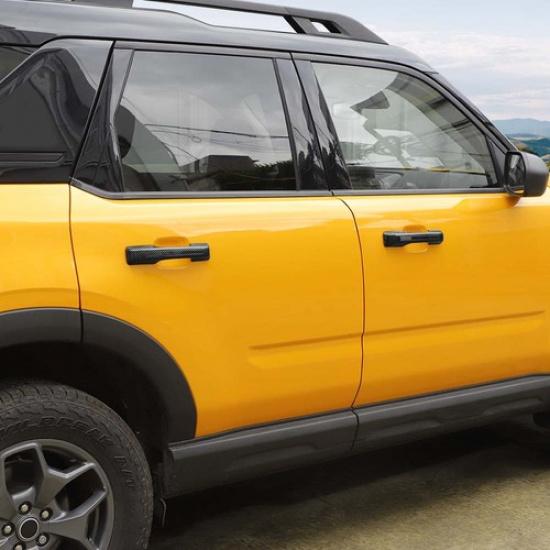 Carbon Fiber Side Door Handle Cover Trim Decor Kit For Ford Bronco Sport -25