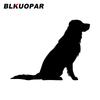 BLKUOPAR Golden Retriever Dog Silhouette Car Stickers Cute Animal Decal Sunscreen Die Cut Windshield Laptop Car Goods