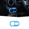 Light Blue Headlight Switch Button Decor Cover Trim For Jeep Wrangler JL&JT 18+
