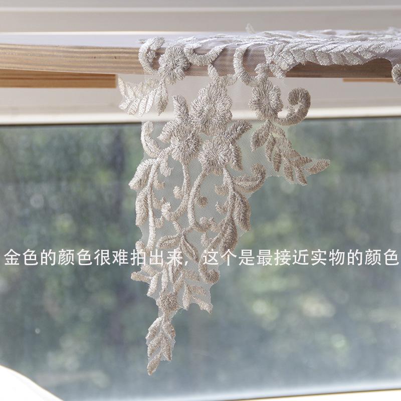 Big Gold Embroidered Lace Flower Sticker Flower Decal, External Order High-Quality Clothing Lace Ingredients Accessories