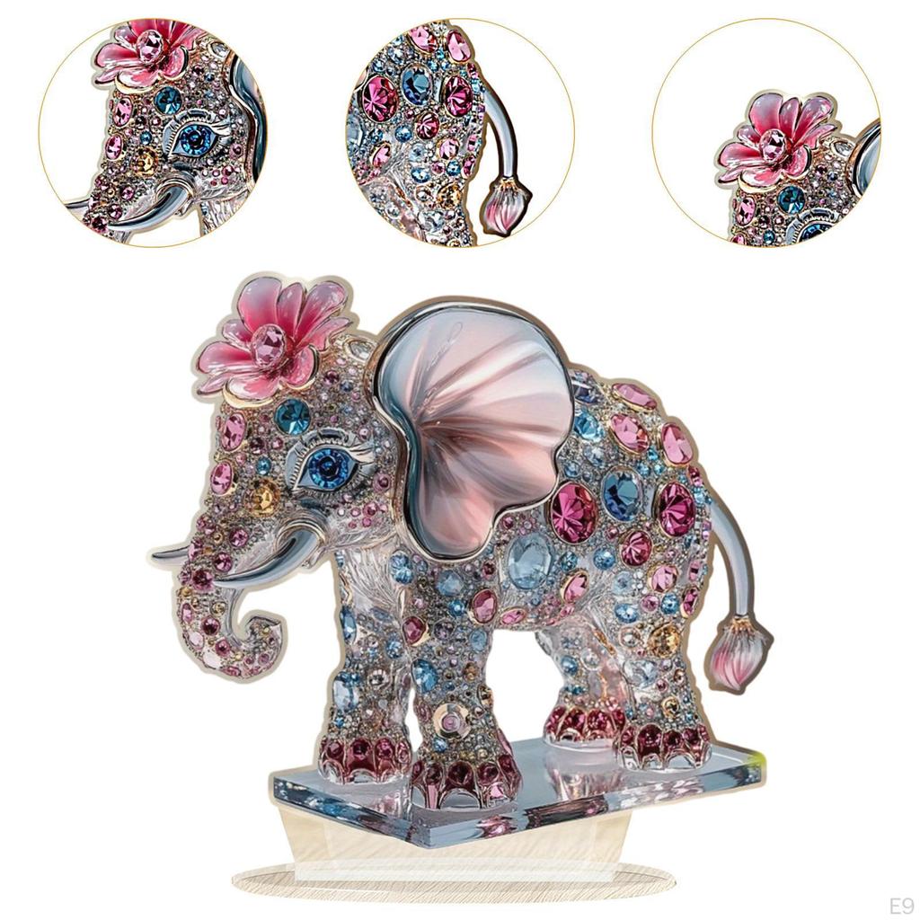 Acrylic Animal Decor 2D Flat Sign Attractive Table Decoration Ornament for Restaurant Cabinet