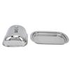 304 Stainless Steel Cheese Box Container With Lid Butter Keeper Holder  Restaurant Use