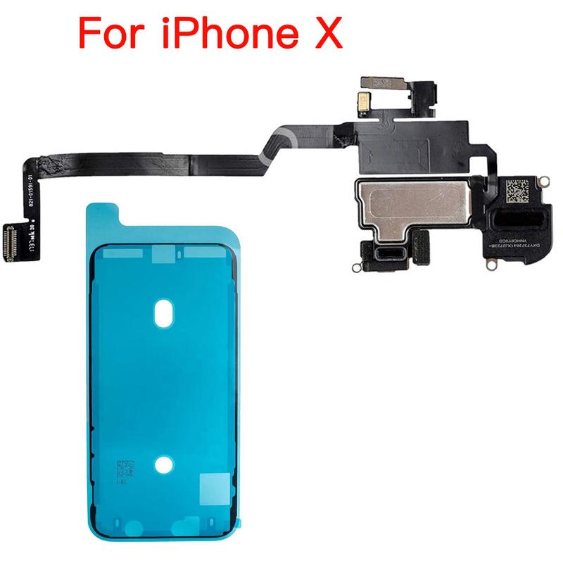 Ear Speaker and Face ID Sensor  Light Flex Cable For iPhone X XR XS Max With Screen Waterproof GlueAssembly Replacement