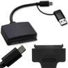 Konwerter usb lub usb-c 3.0 do sata - adapter dysku zewnętrznego 2,5" hdd