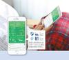 Body Composition Meter Smartphone Bluetooth 50g White Compatible with 5 Users Equipped with Tanita Algorithm A&D UC-421BLE