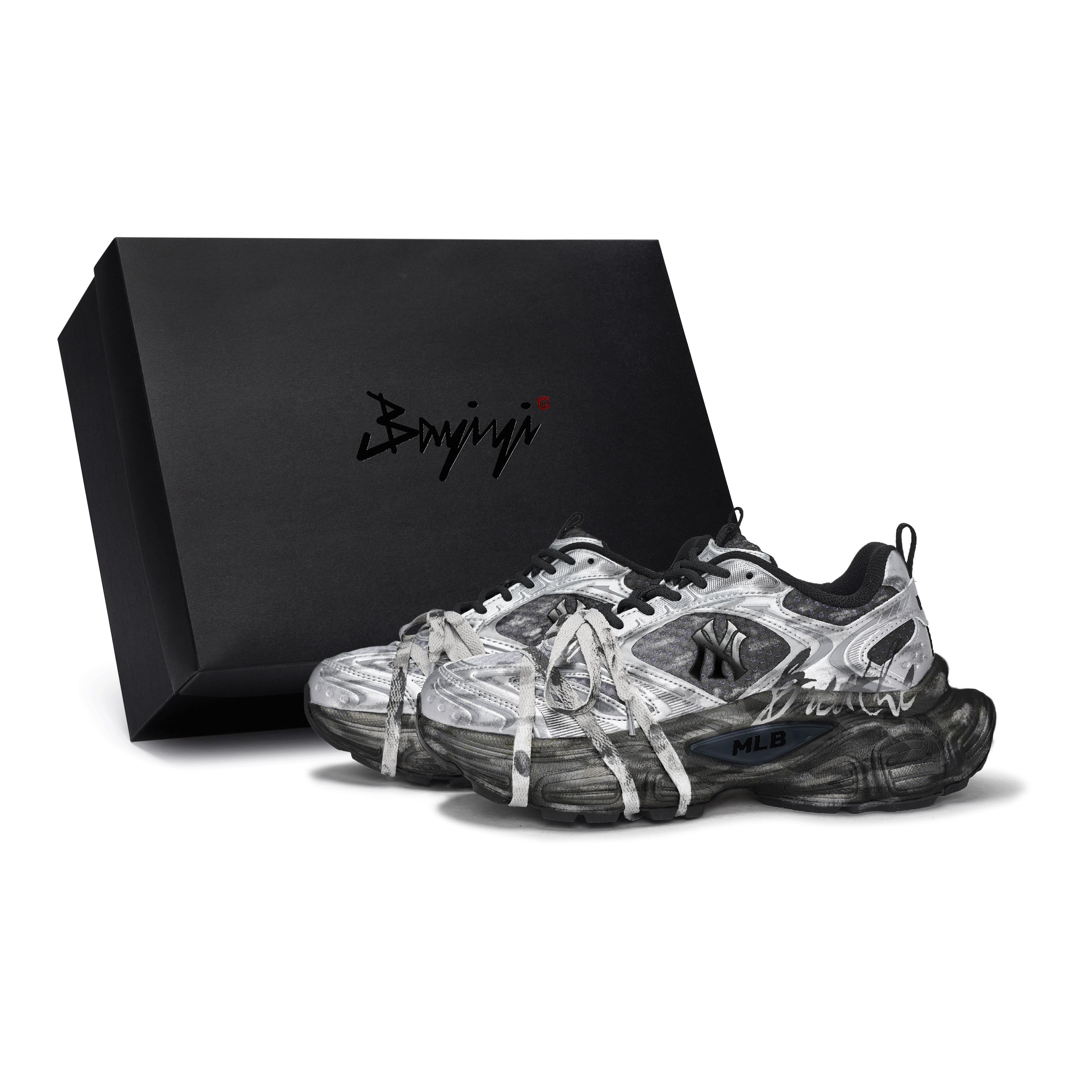 

MLB New York Yankees 811 Manufacturing, Intercity Ruins, Special Shoe Box Slip Resistant Low top Chunky Sneakers Unisex 3ASHWC46N-50SIS(Team80BOX) 39
