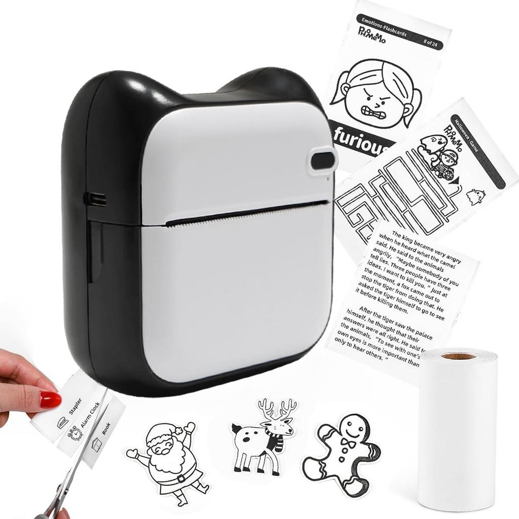 Mini Thermal Printer Paper Label Sticker Colorful Adhesive Self-adhesive Paper For Wireless Bluetooth Photo Inkless Printer