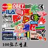 100 Pieces of Non-repeat Decorative Graffiti Stickers for Computer Car Motorcycle Skateboard Stickers