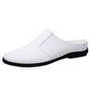 T Men'S Muller Shoes Spring And Summer Low-Top Feet Cowhide Surface Flat-Bottomed Lazy Leather Shoes Casual Shoes Single Shoes