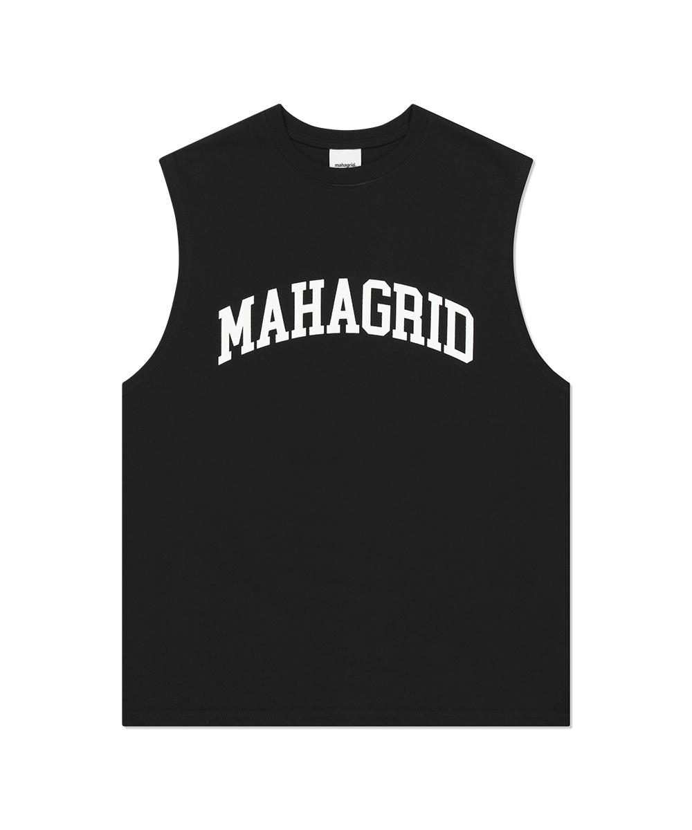 Maha Grid Varsity Logo Sleeveless Tee Black(Mg2Dmmt580A) Blakc/Xl