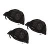 3Pcs Wig Caps for Making Wigs with Elastic Band Nylon Breathable for Women Cosplay